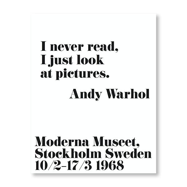 Andy Warhol Quote I - Jasper & Jute