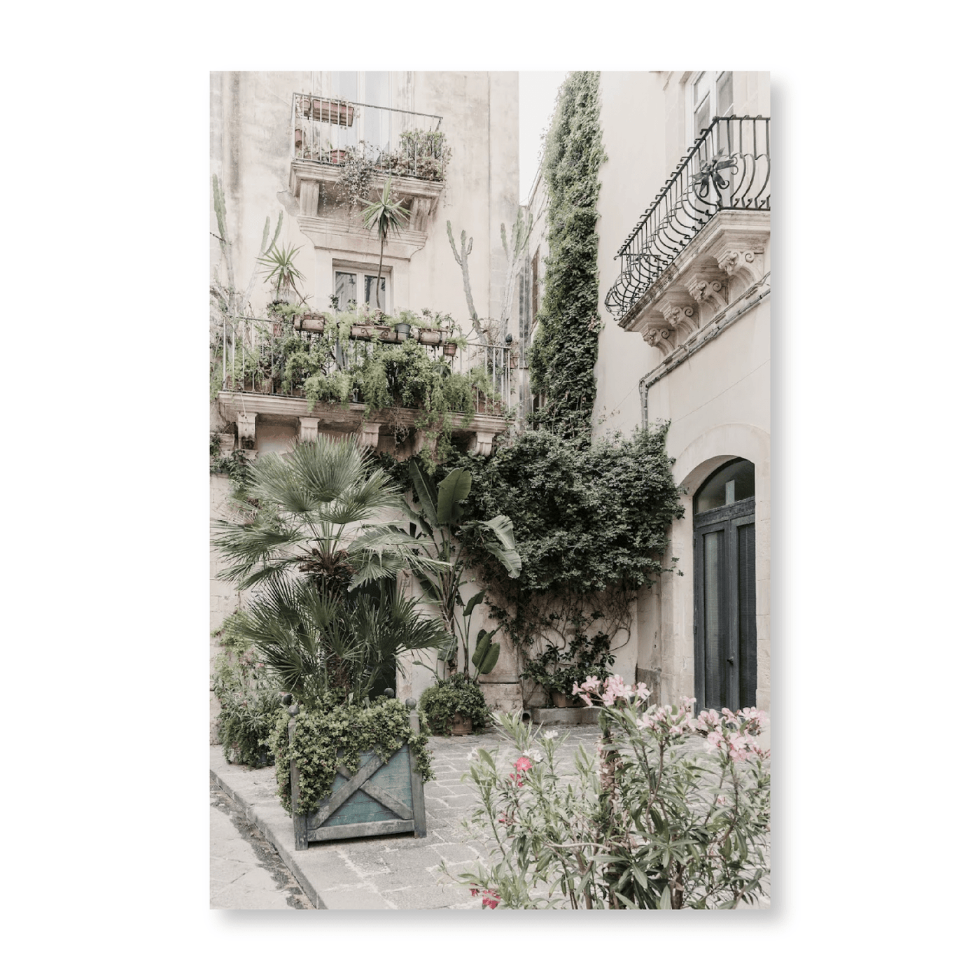 Botanical Street Scene In Italy - Jasper & Jute