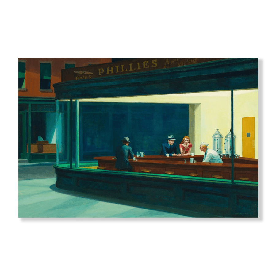 Edward Hopper: "Nighthawks" - Jasper & Jute