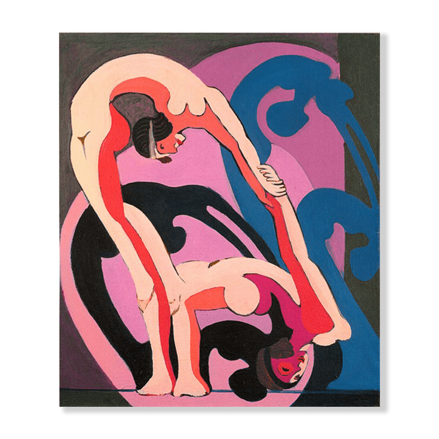 Ernst Ludwig Kirchner: "Two Acrobats" - Jasper & Jute