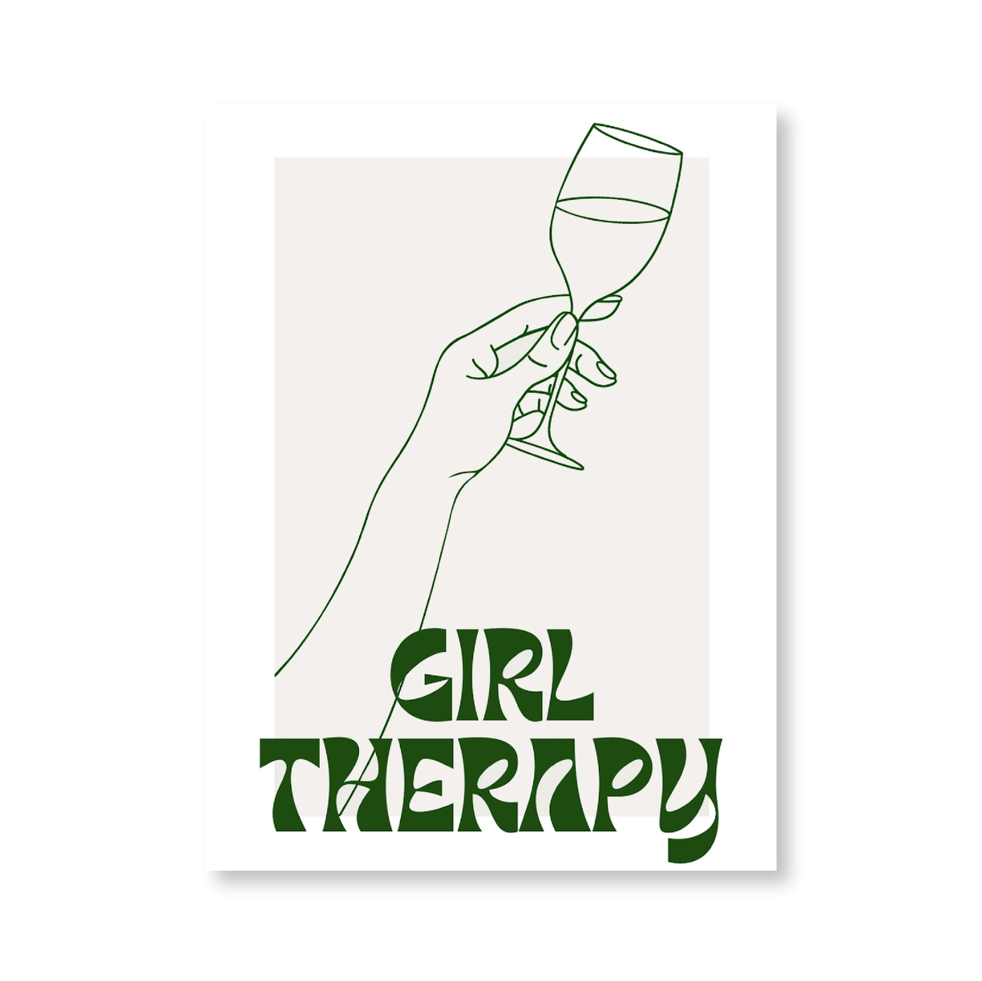 Girl Therapy Green - Jasper & Jute