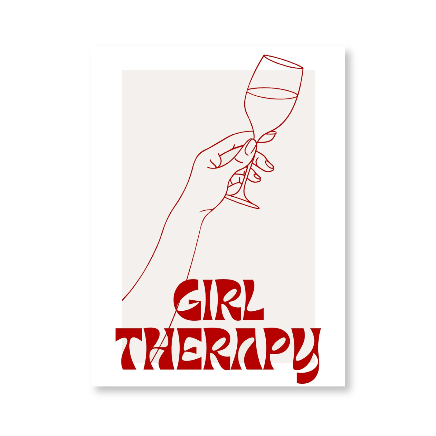 Girl Therapy Red - Jasper & Jute