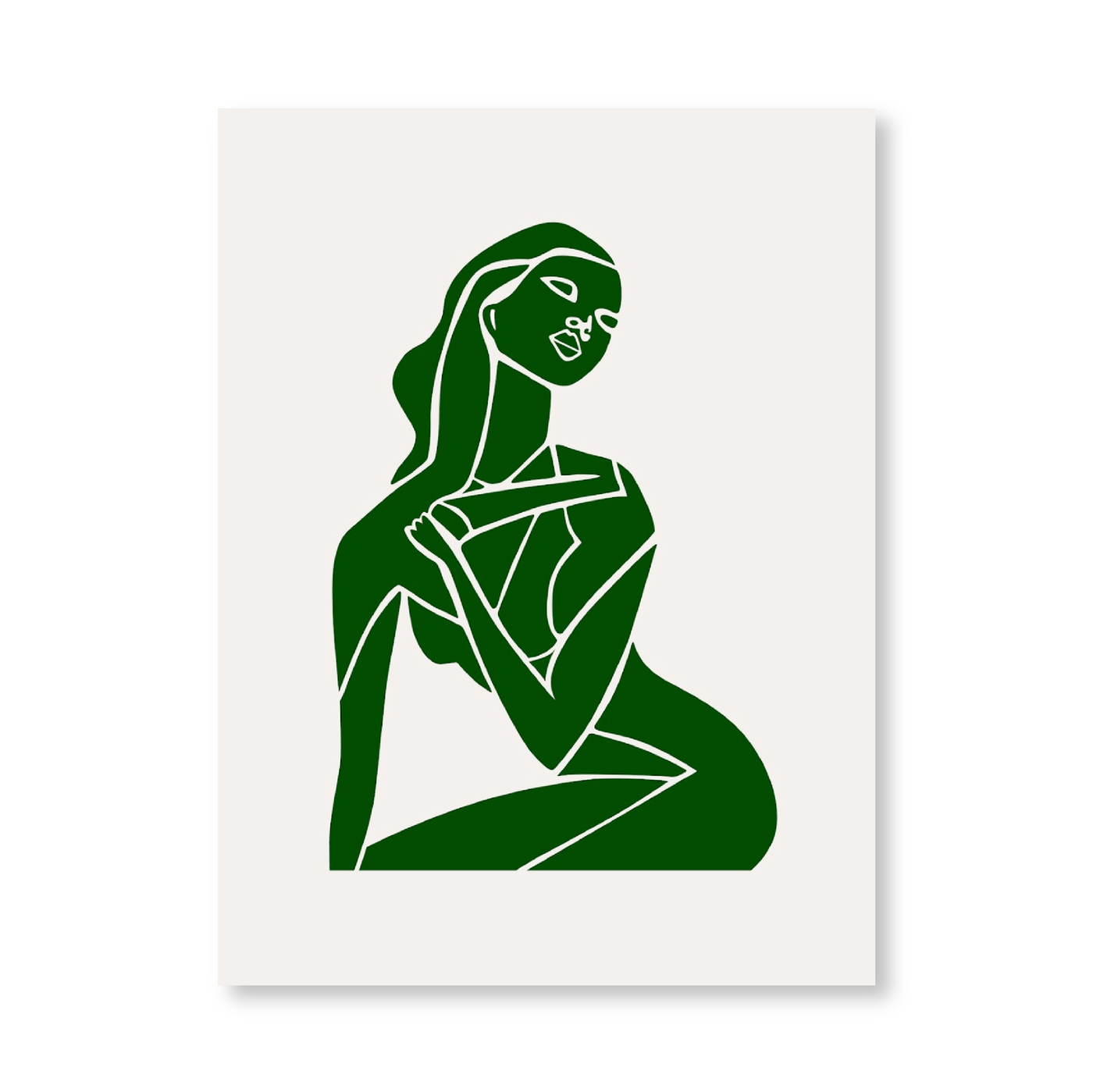 Green Figure I - Jasper & Jute