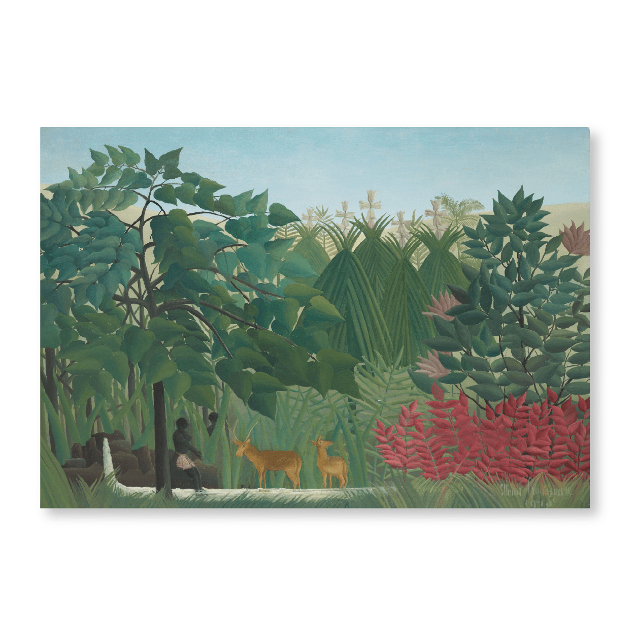 Henri Rousseau - "The Waterfall" - Jasper & Jute