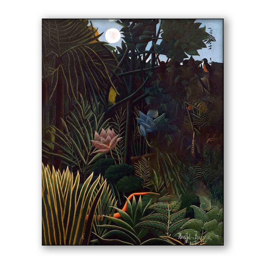 Henri Rousseau: "Jungle Botanical" - Jasper & Jute