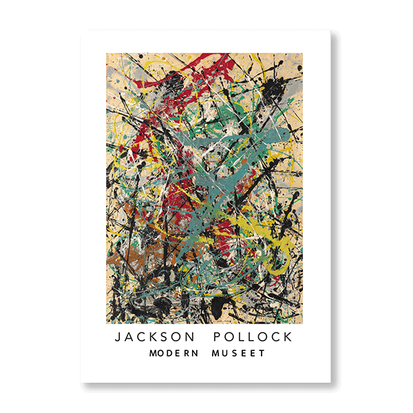 Jackson Pollock: Exhibition Print - Jasper & Jute