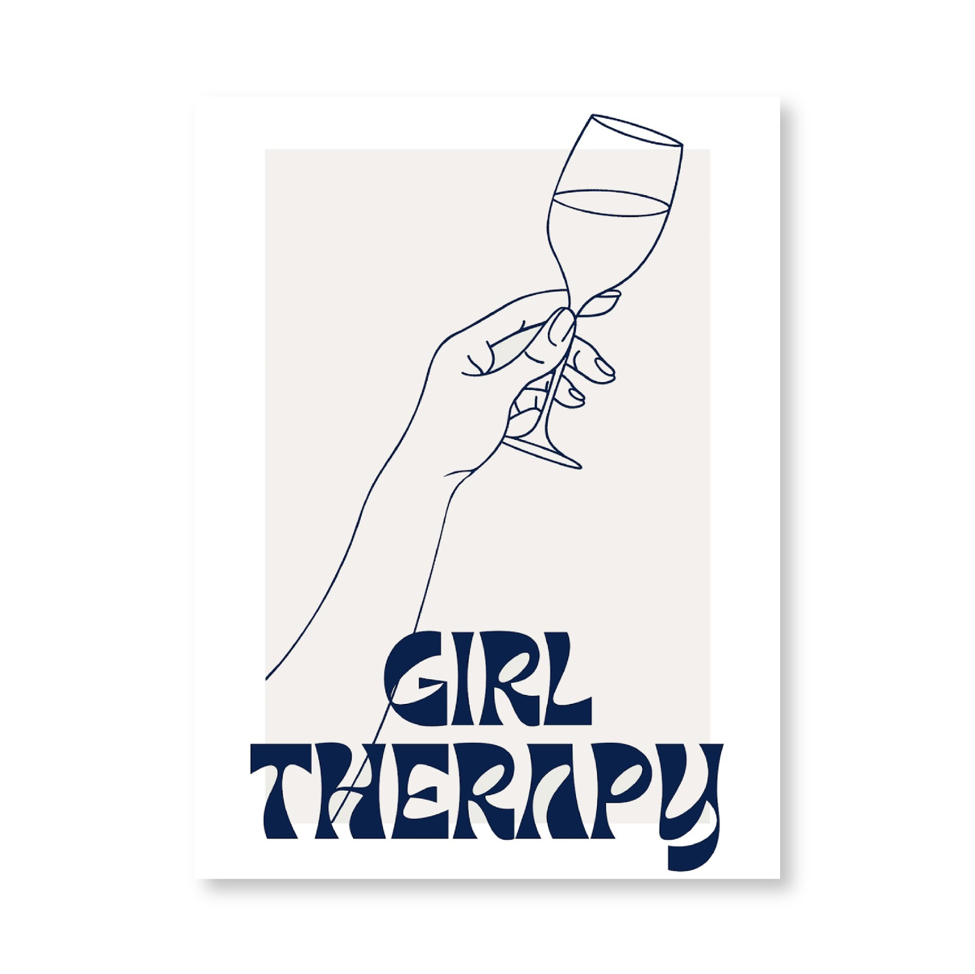 Girl Therapy Blue