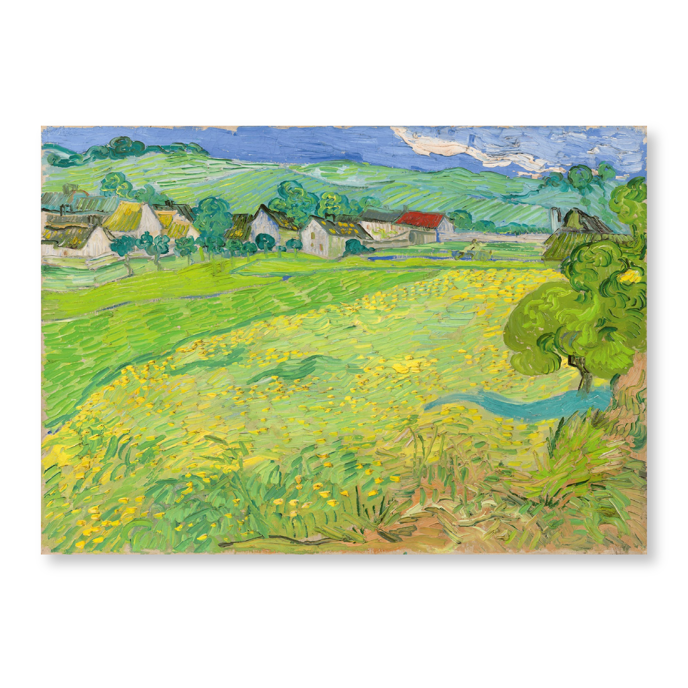 Van Gogh - "View of Vessenots Near Auvers (1890)"