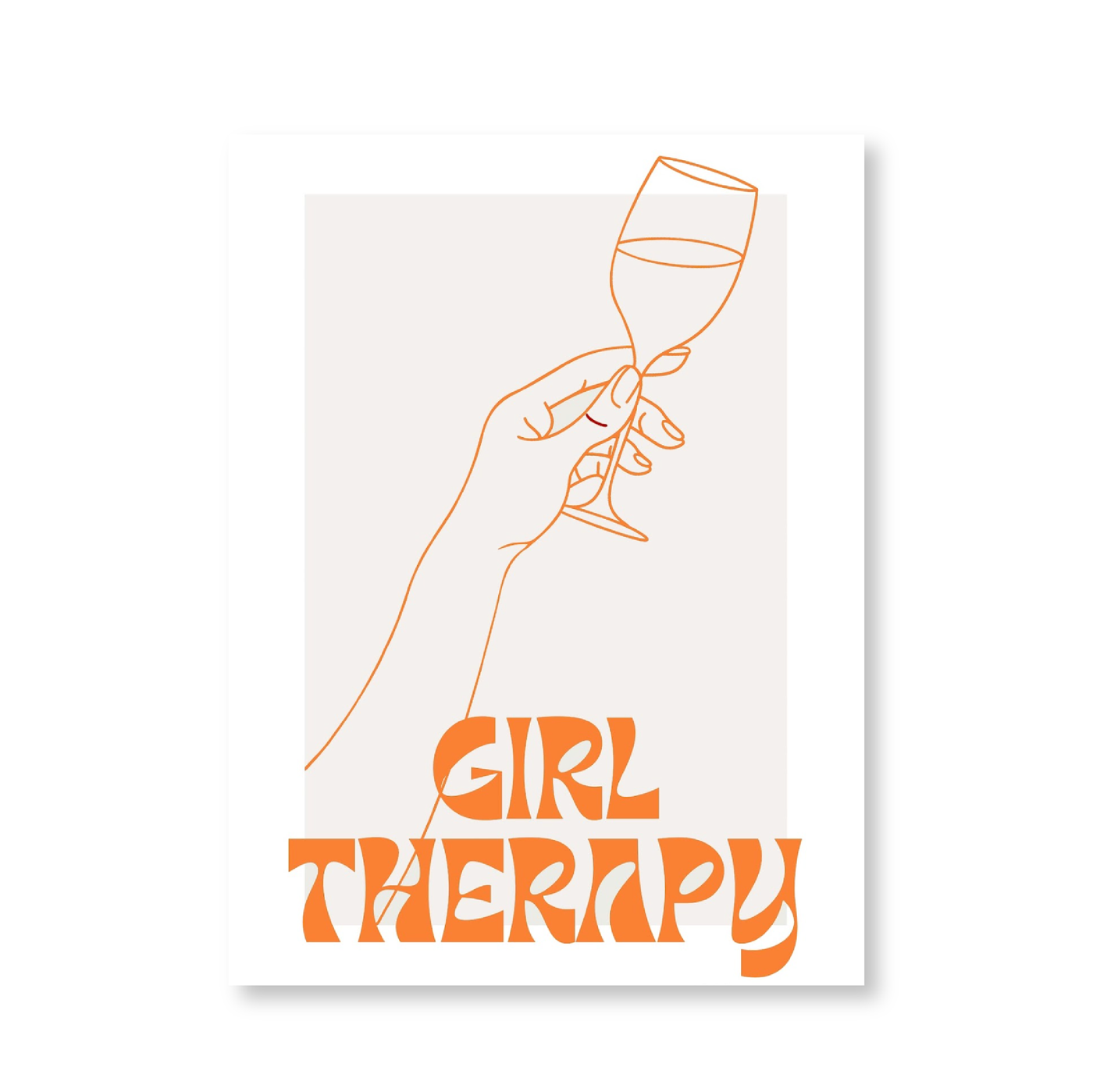 Girl Therapy Orange