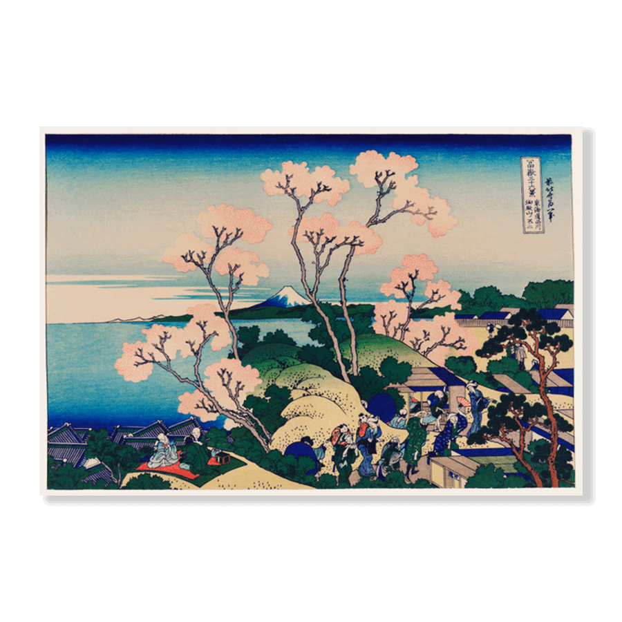 Katsushika Hokusai: "Goten-Yama Hill" - Jasper & Jute