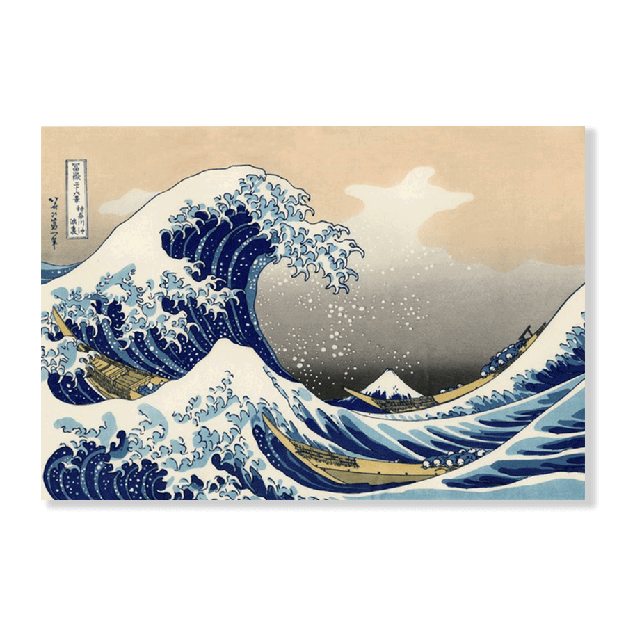 Katsushika Hokusai: "The Great Wave" - Jasper & Jute