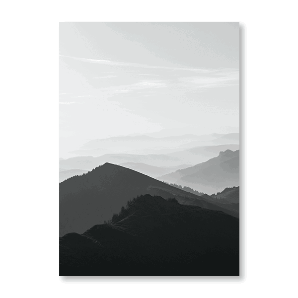 Mountain Silhouettes - Jasper & Jute