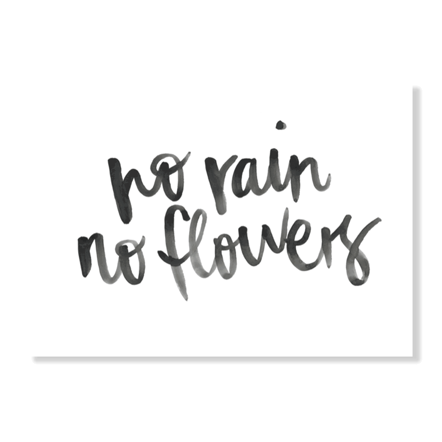 No Rain No Flowers - Jasper & Jute