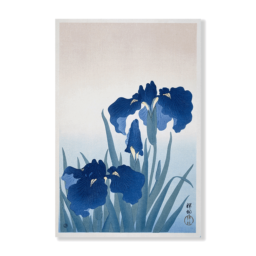 Ohara Koson: "Irises" - Jasper & Jute