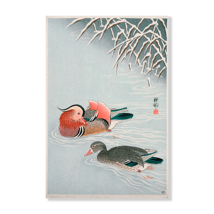 Ohara Koson: "Mandarin Ducks" - Jasper & Jute