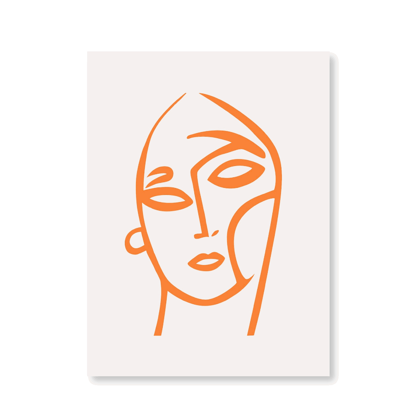 Orange Face I - Jasper & Jute