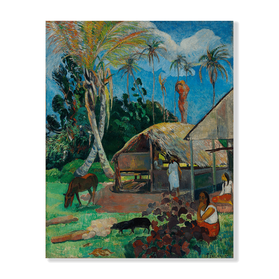 Paul Gauguin: "The Black Pigs" - Jasper & Jute