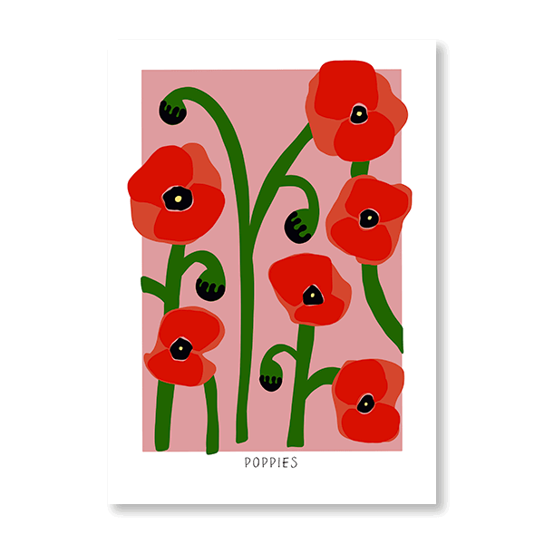 Poppies - Jasper & Jute