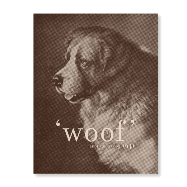 Quote Dog: Woof - Jasper & Jute