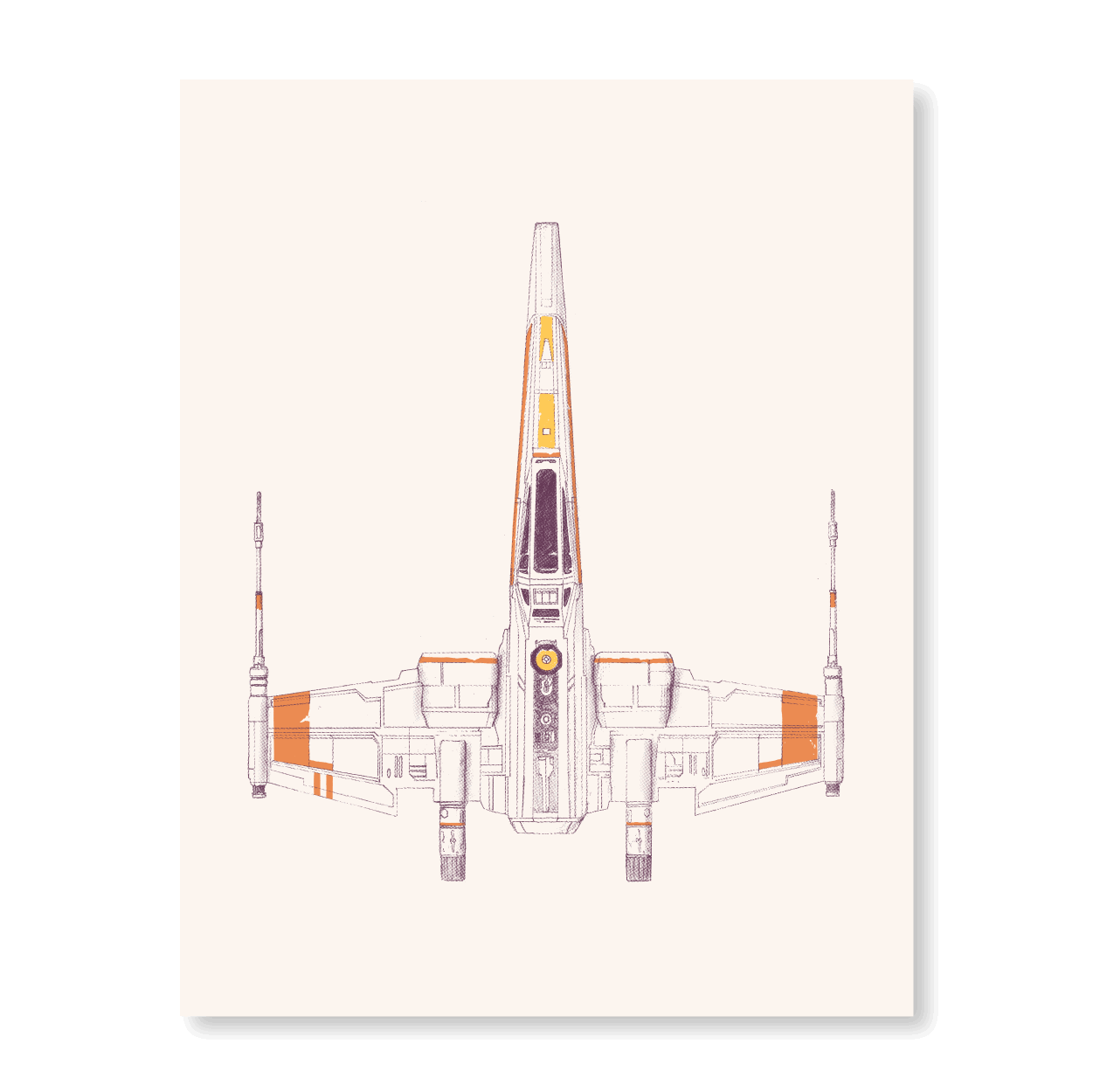 Spaceship X Wing - Jasper & Jute