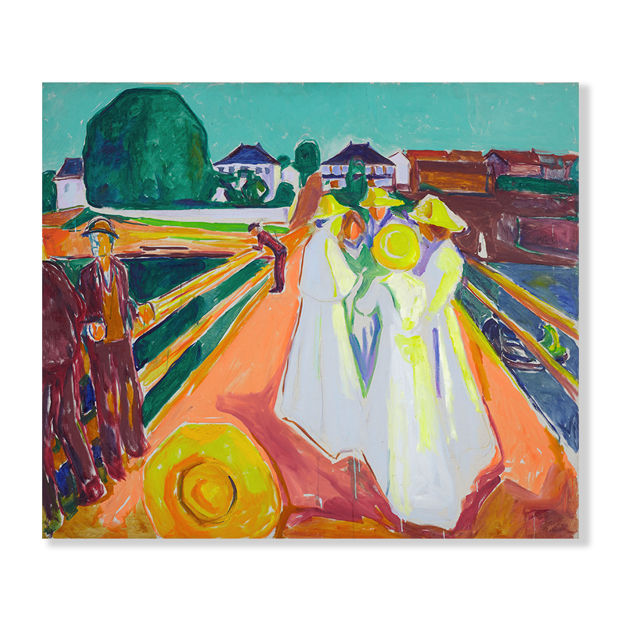 Edvard Munch: "The Women on the Bridge" (1934)