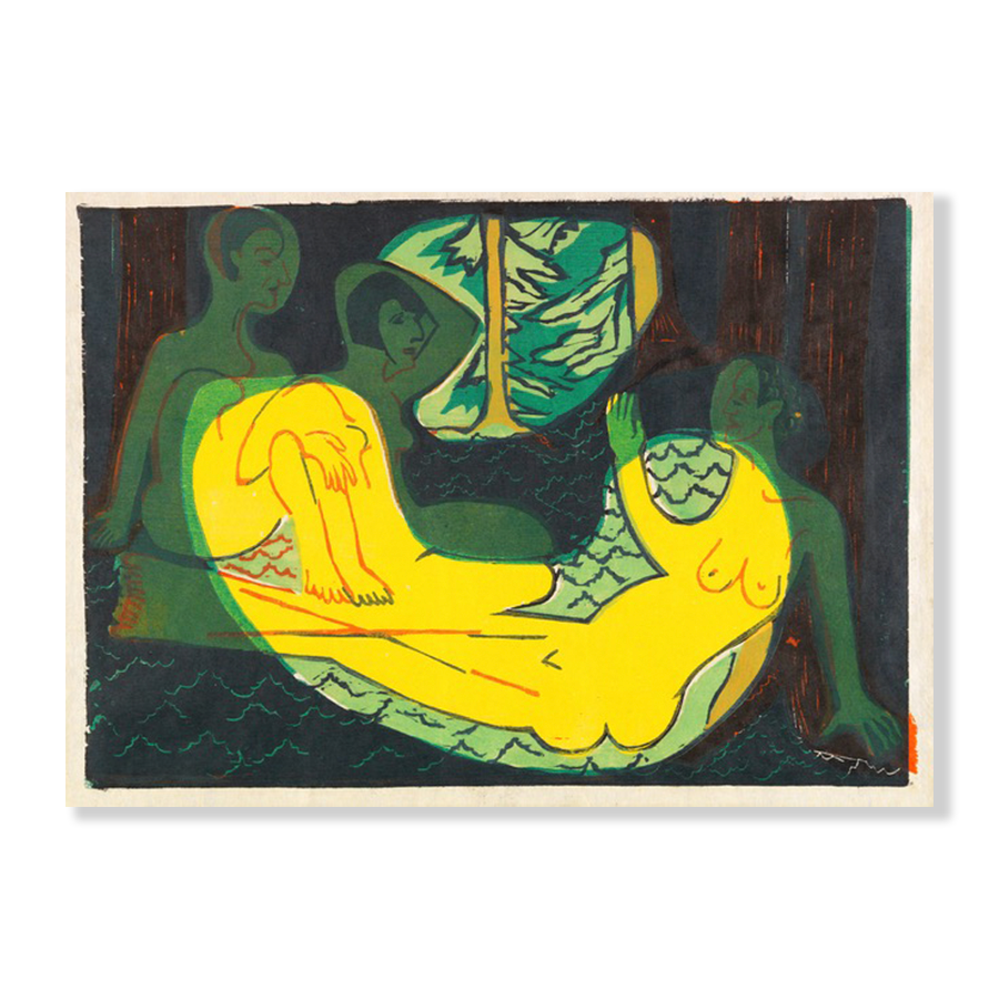 Ernst Ludwig Kirchner: "Drei Akte im Walde" (1933)