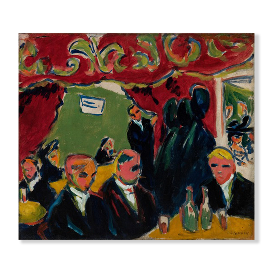 Ernst Ludwig Kirchner: "Tavern" (c.1909)