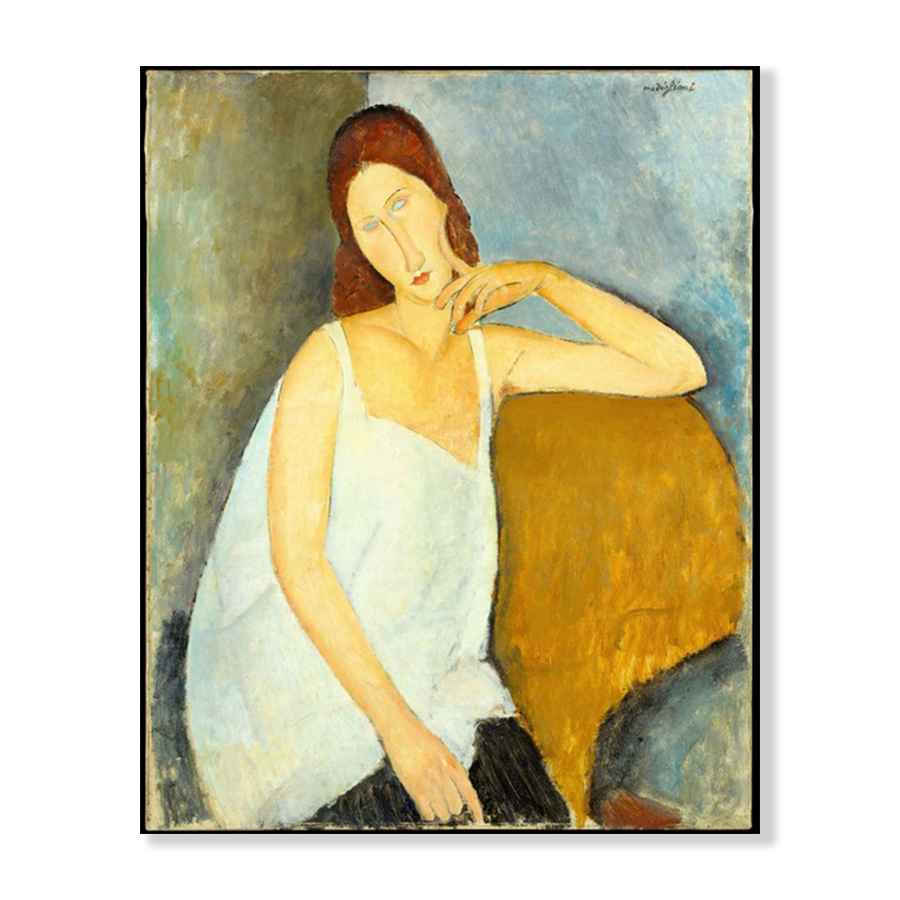 Modigliani: "Jeanne Hébuterne" (1919)