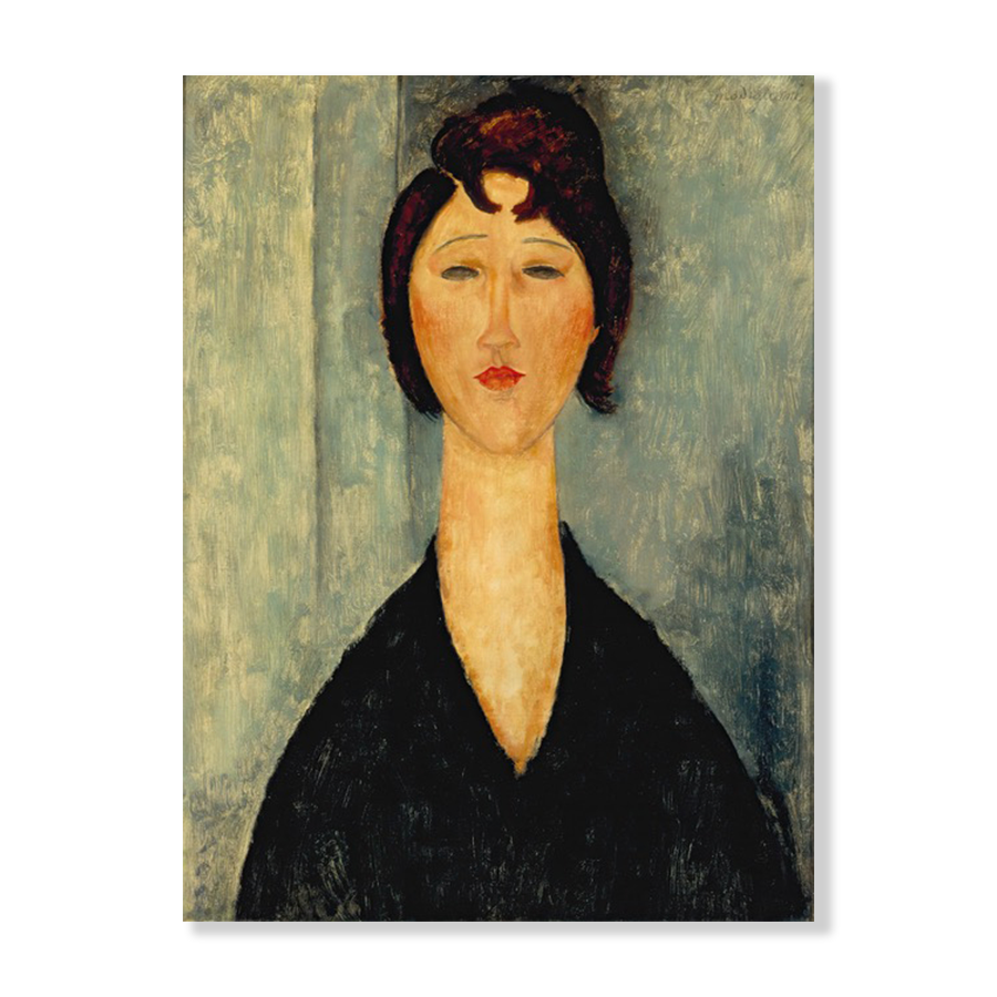 Modigliani: "Portrait of a Young Woman" (1918)